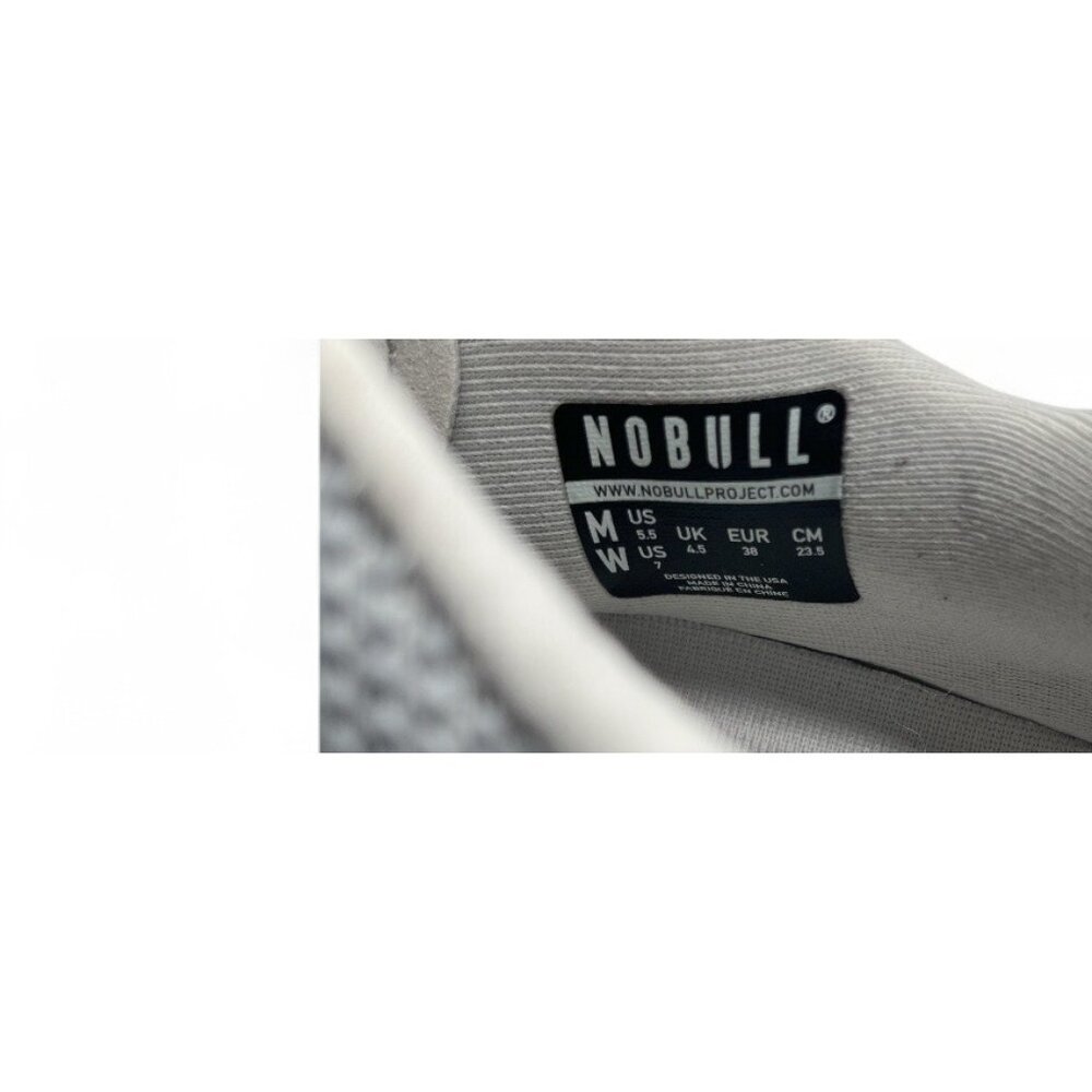 Nobull Superfabric Trainer Plus Arctic Gray Workout Shoes Sneakers Sz 7 W - Picture 8 of 8